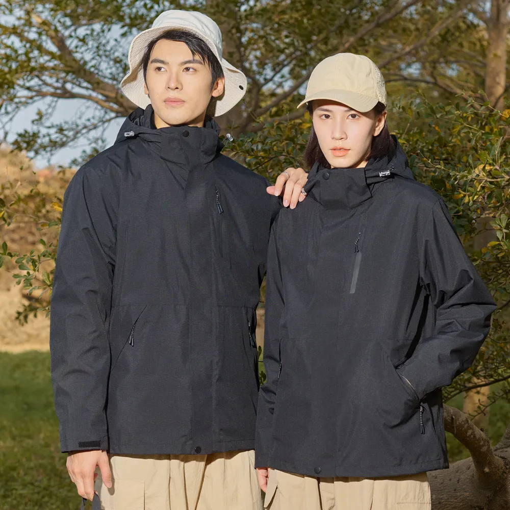 Three-in-One Detachable Waterproof Mountaineering Jackets