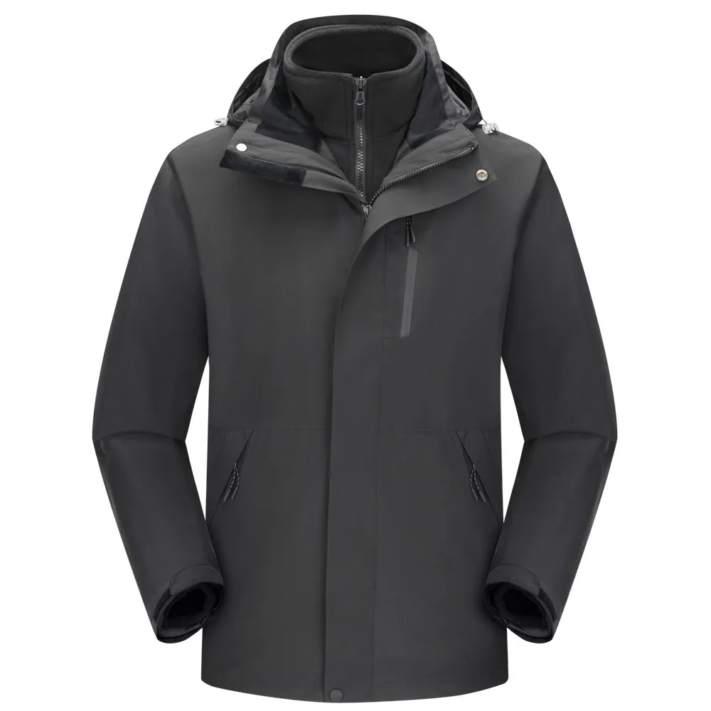 Three-in-One Detachable Waterproof Mountaineering Jackets