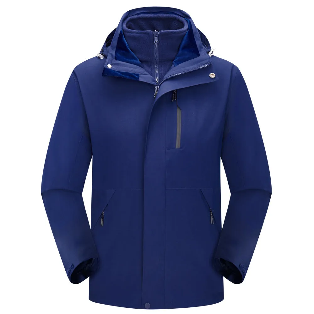 Three-in-One Detachable Waterproof Mountaineering Jackets