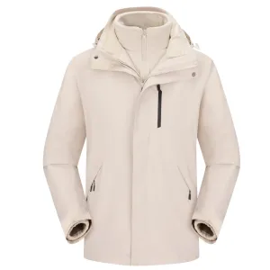 Three-in-One Detachable Waterproof Mountaineering Jackets