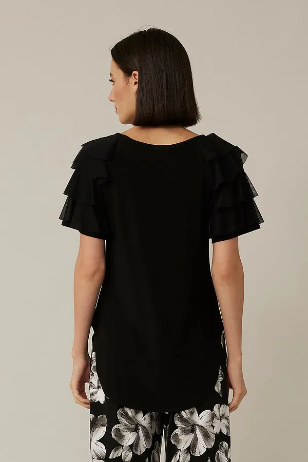 Tiered Ruffle Sleeve Top Style 221048