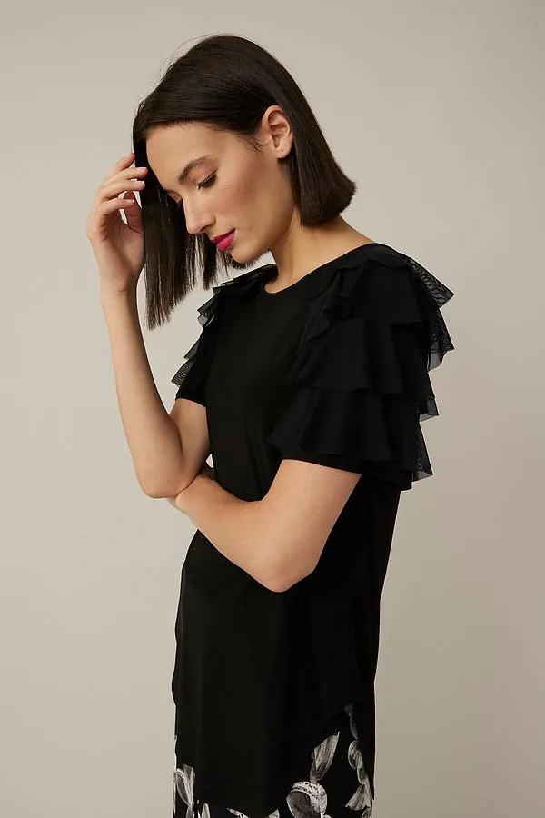 Tiered Ruffle Sleeve Top Style 221048