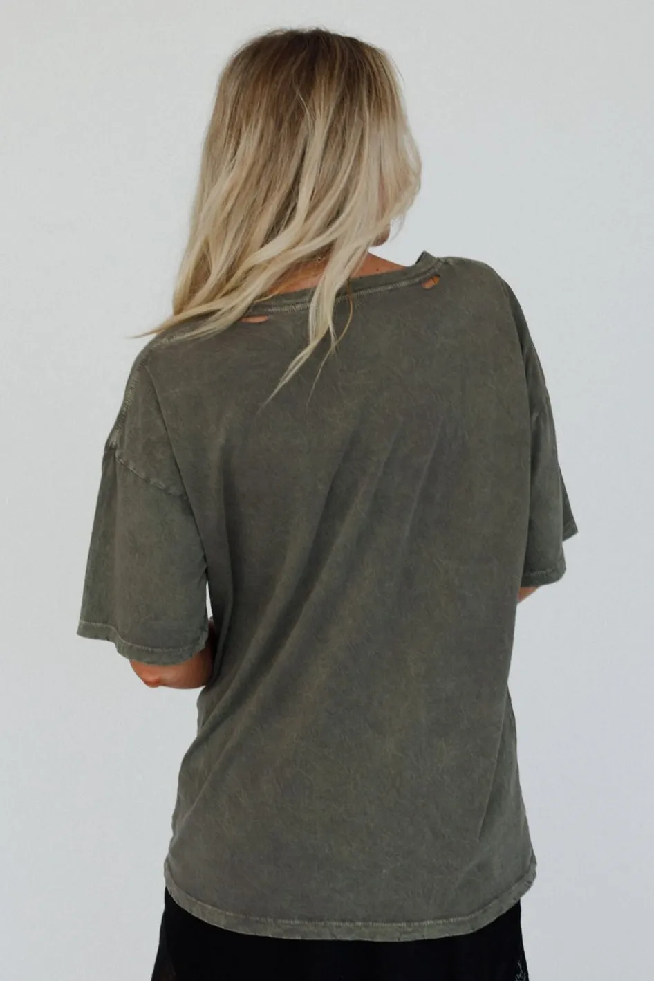 Tiger Moon Graphic Tee - Iron