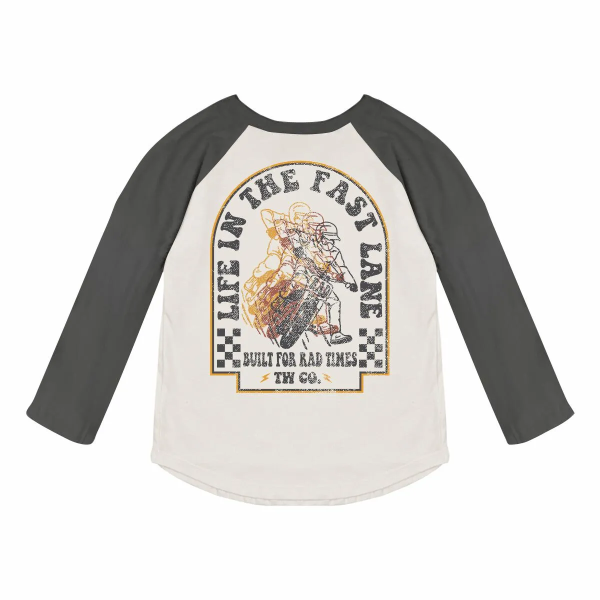 TINY WHALES- Fast Lane Long Sleeve Raglan