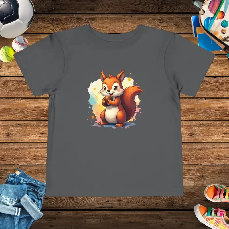 Toddler Squirrel Short Tee for Trendsetting Kids