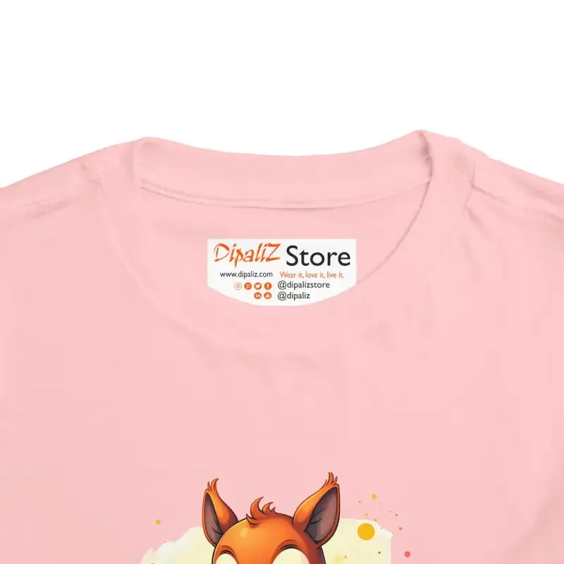 Toddler Squirrel Short Tee for Trendsetting Kids