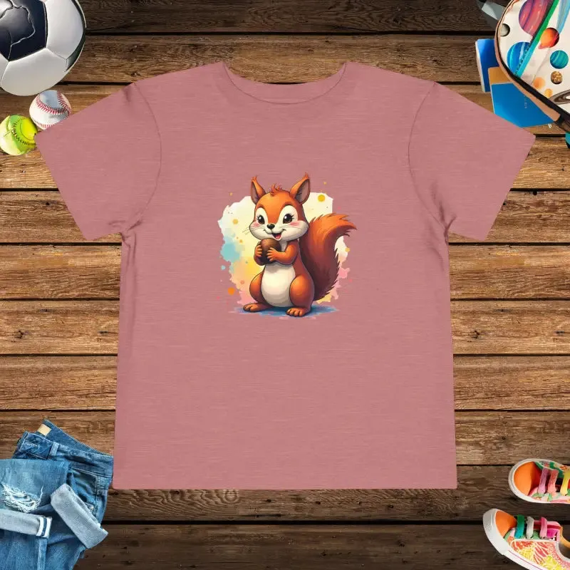 Toddler Squirrel Short Tee for Trendsetting Kids