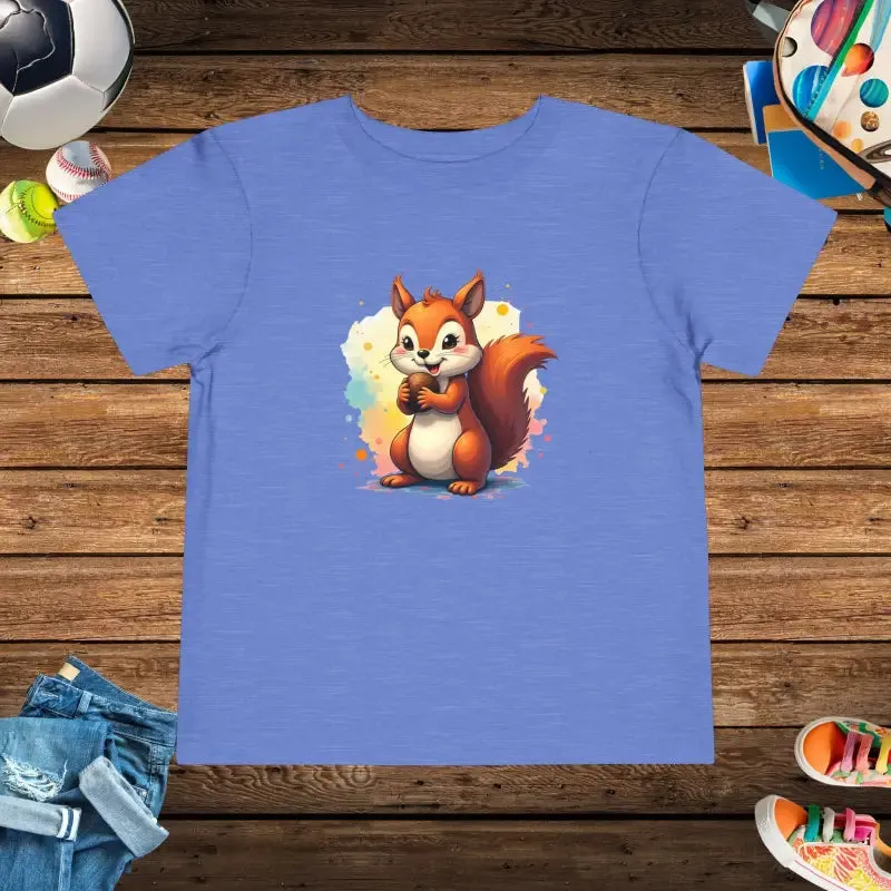 Toddler Squirrel Short Tee for Trendsetting Kids