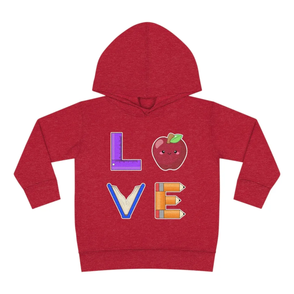 Toddler's L.O.V.E. Pullover Fleece Hoodie