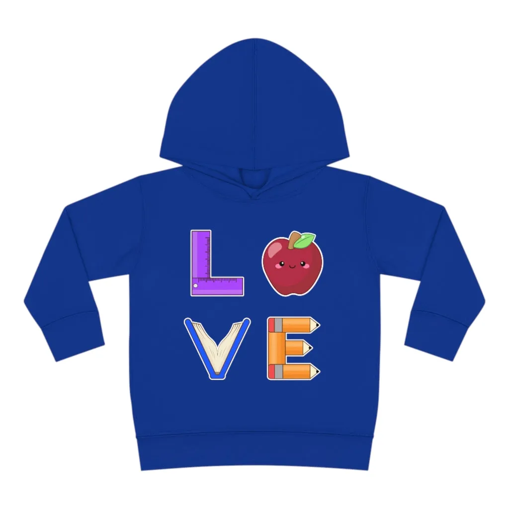 Toddler's L.O.V.E. Pullover Fleece Hoodie