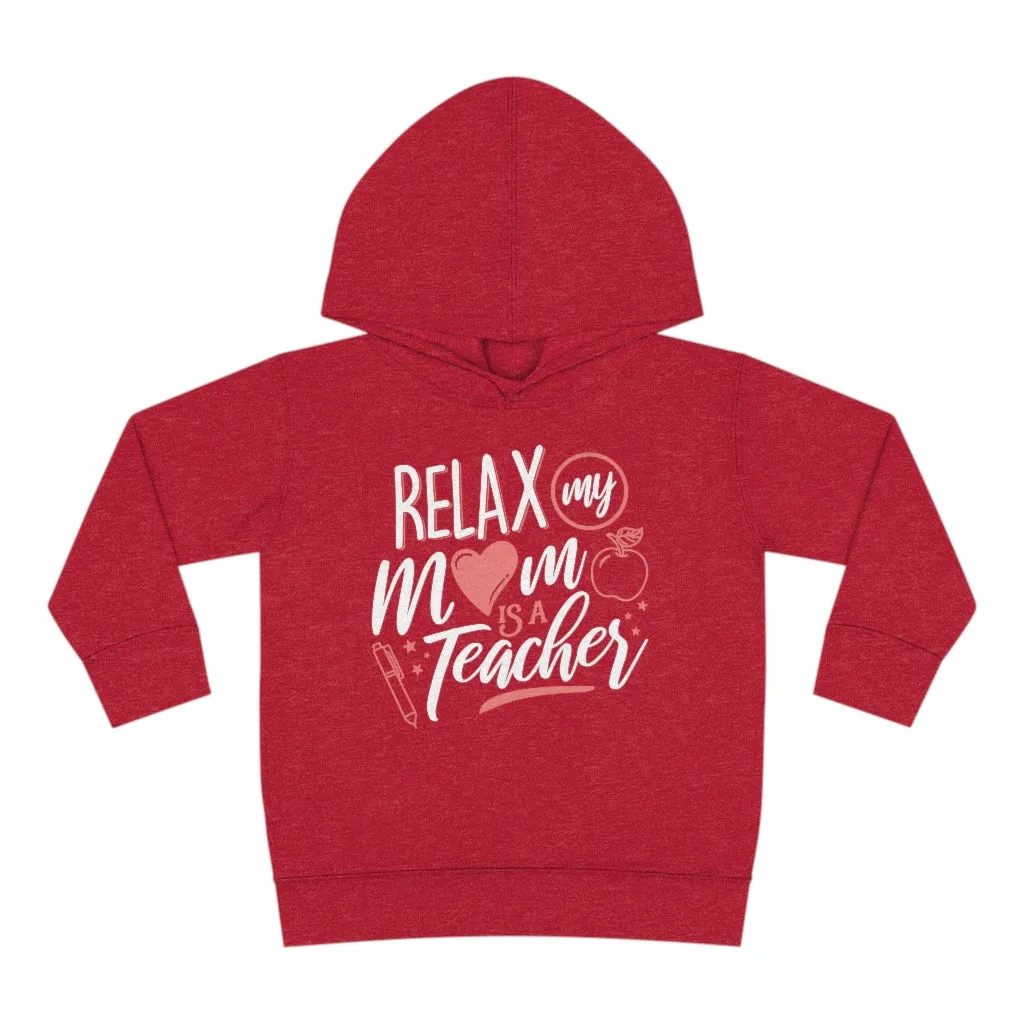 Toddler's "Relax" Pullover Fleece Hoodie