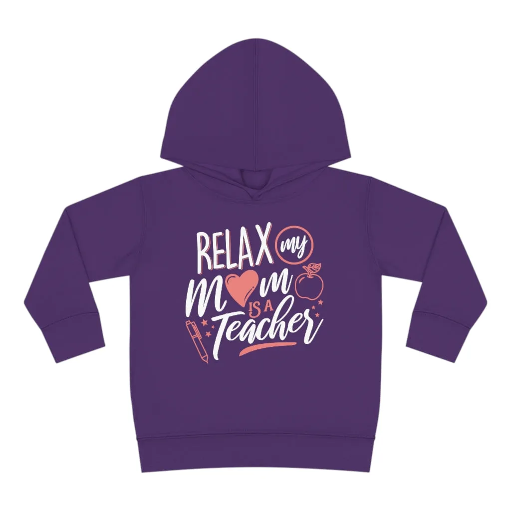 Toddler's "Relax" Pullover Fleece Hoodie