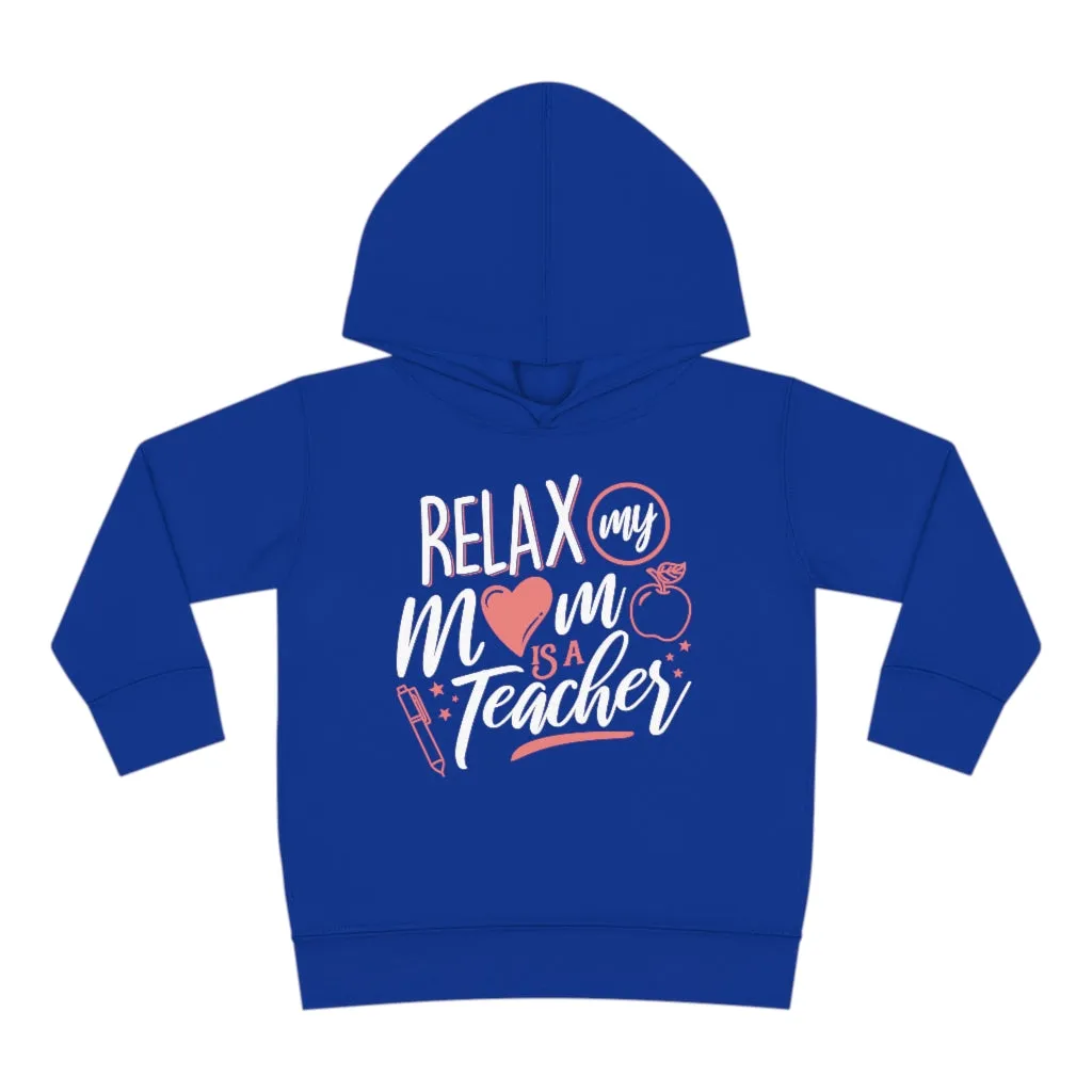 Toddler's "Relax" Pullover Fleece Hoodie