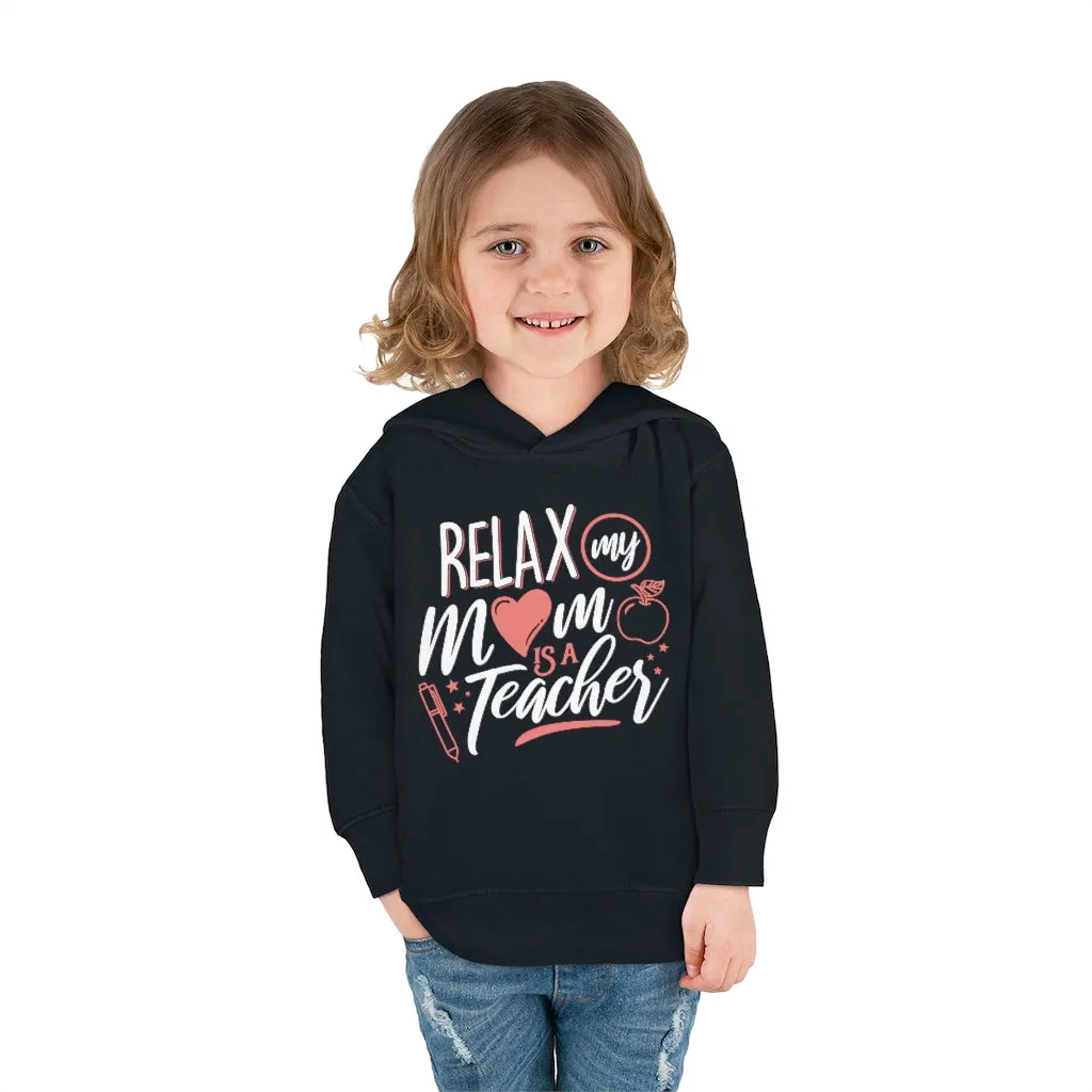 Toddler's "Relax" Pullover Fleece Hoodie