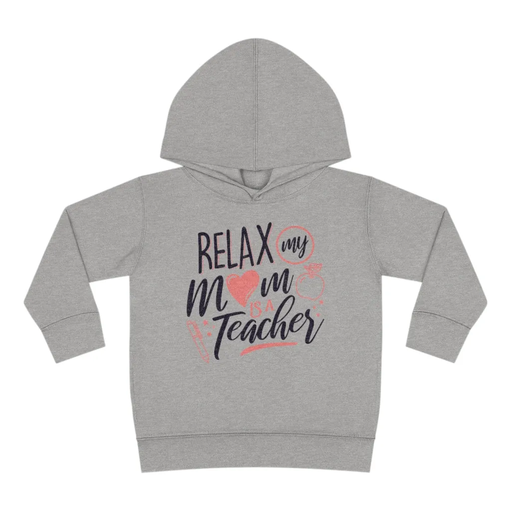 Toddler's "Relax" Pullover Fleece Hoodie