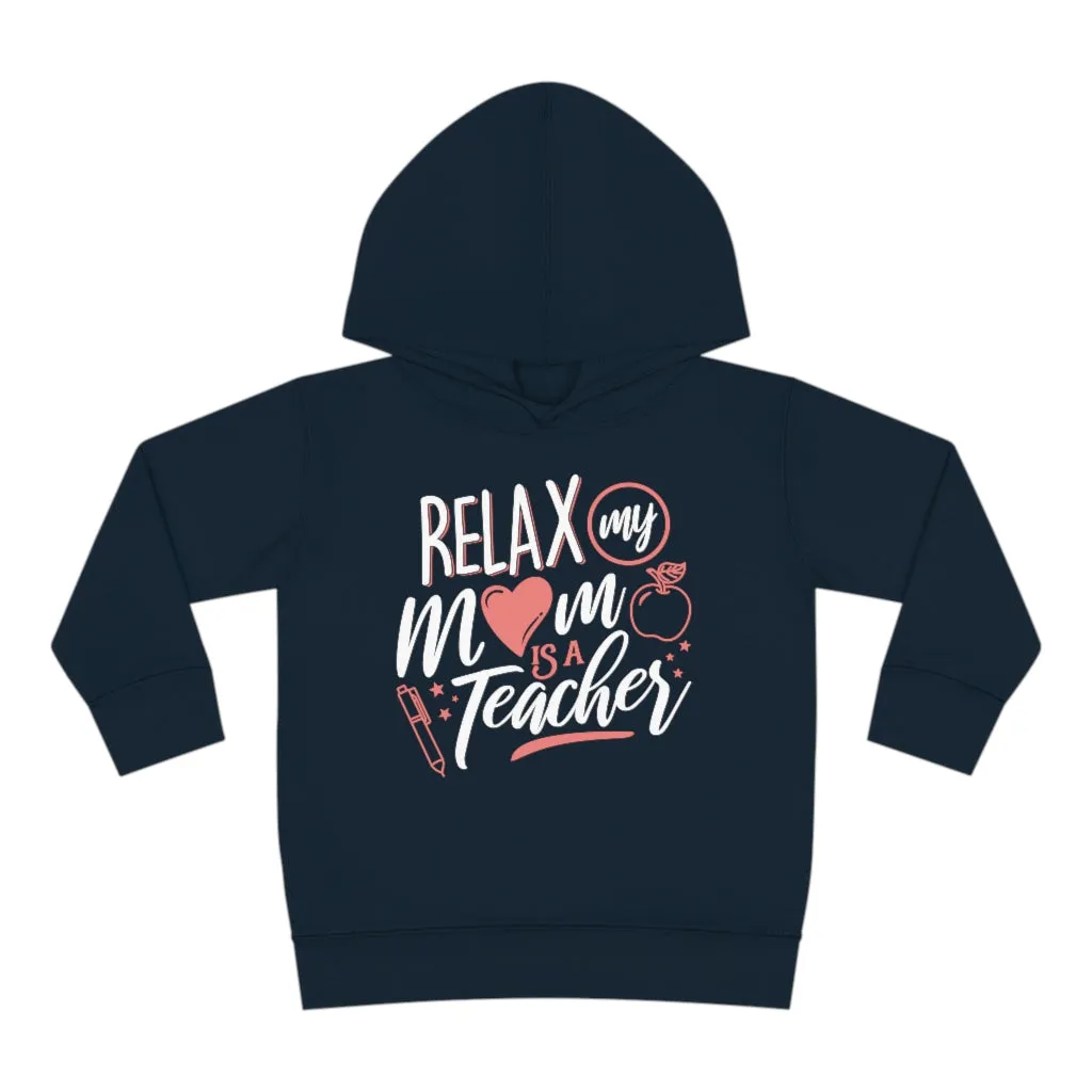 Toddler's "Relax" Pullover Fleece Hoodie