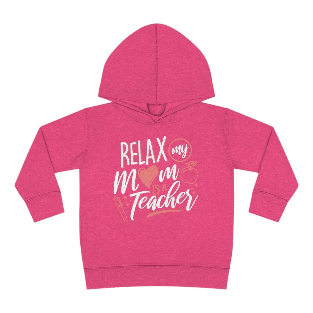 Toddler's "Relax" Pullover Fleece Hoodie