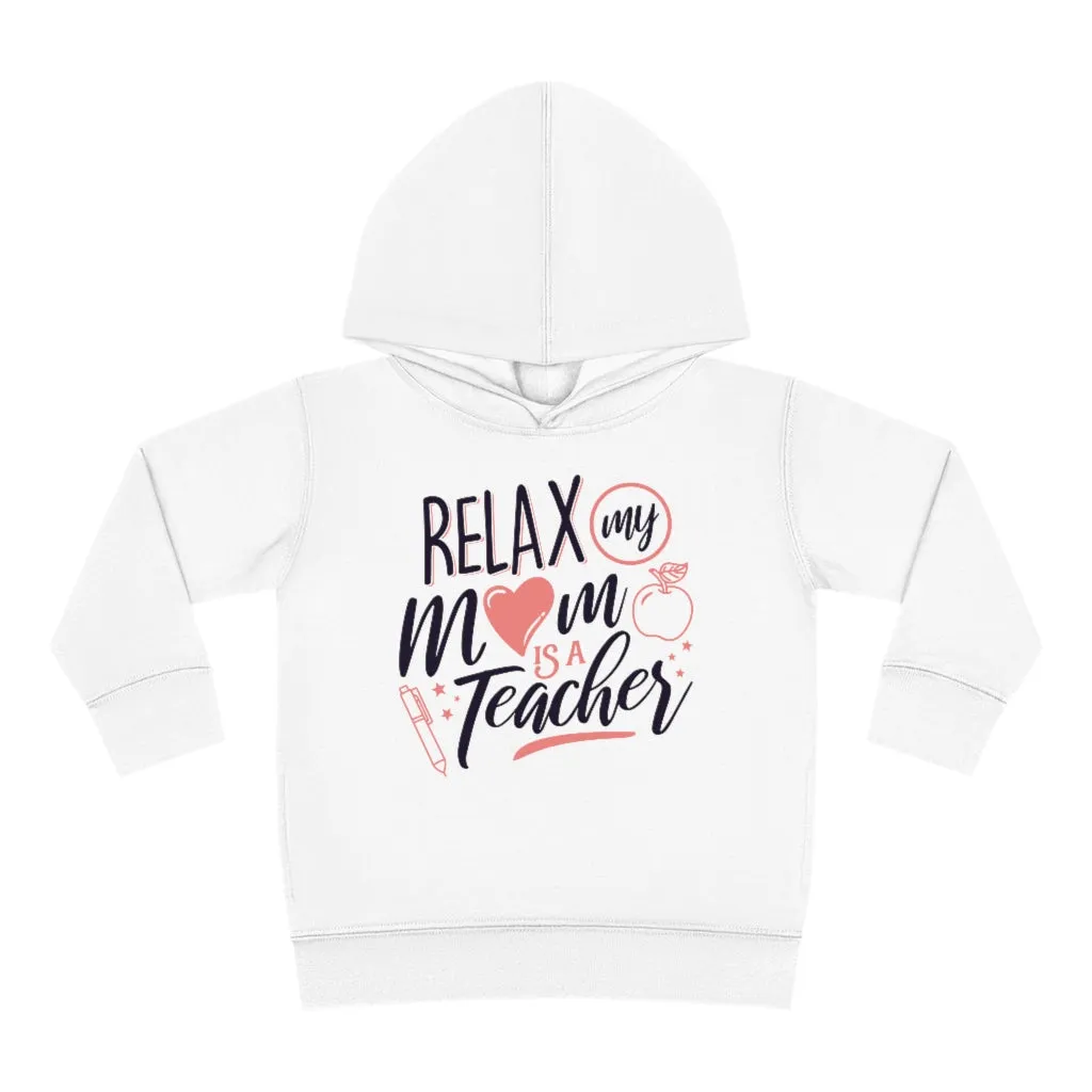 Toddler's "Relax" Pullover Fleece Hoodie