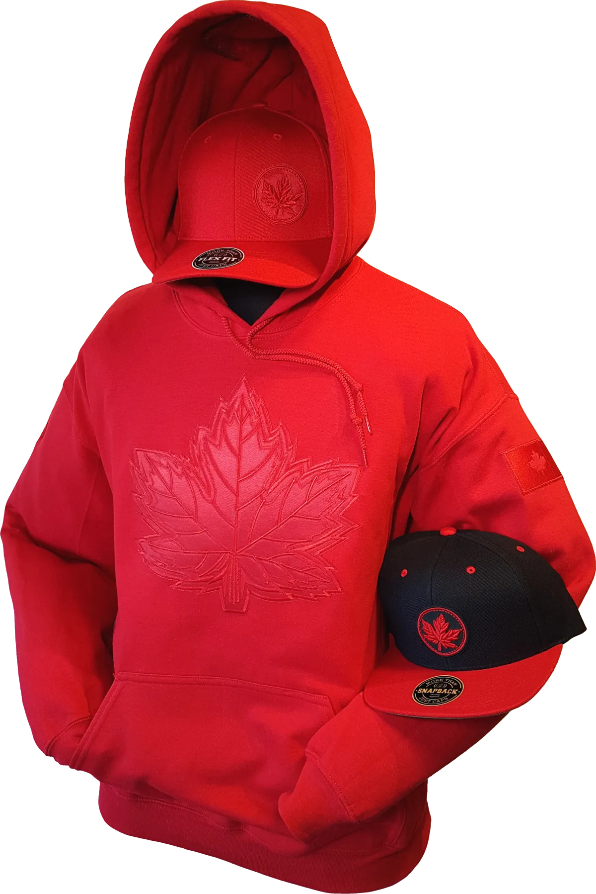 Tonal Canada Hoodie Mighty Maple Red