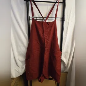 Torrid linen short overalls size 3 NWT