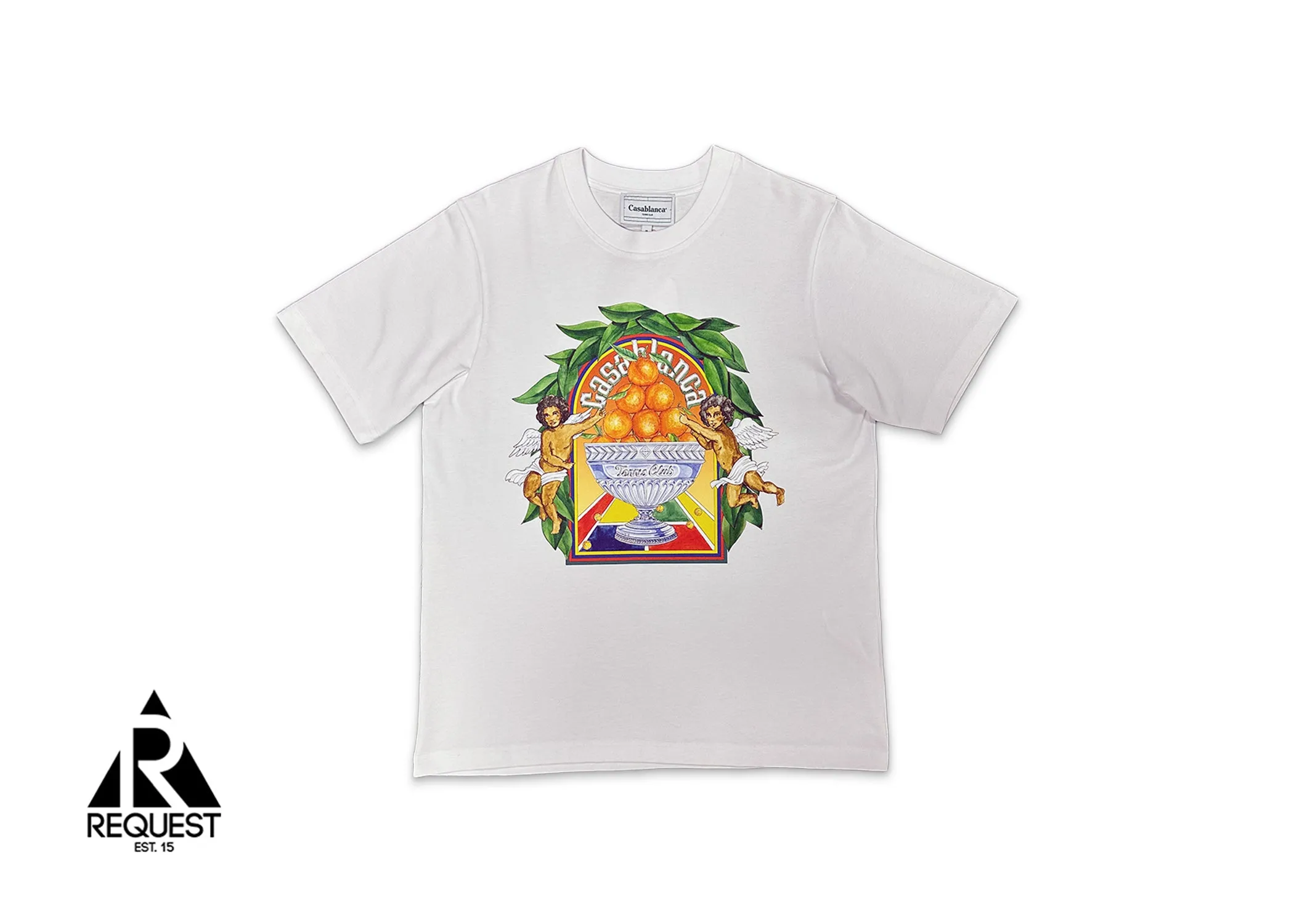 Triomphe D'Orange Printed Tee "White"