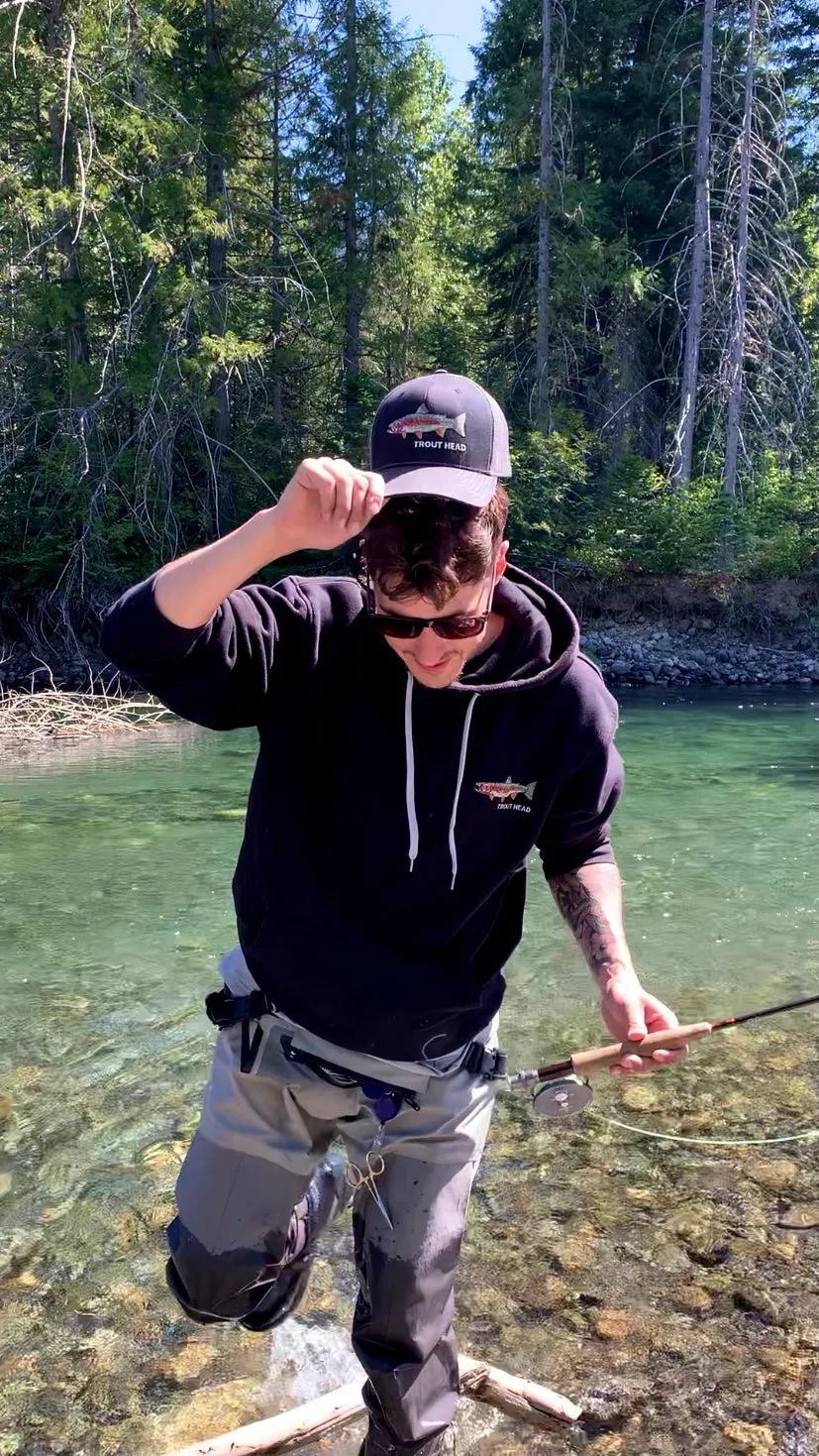 Trout Head Original Hoodie - ADULT