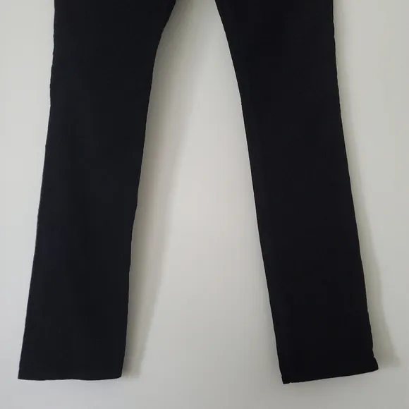 True Religion Corduroy Straight Leg Jeans in Black Size 27