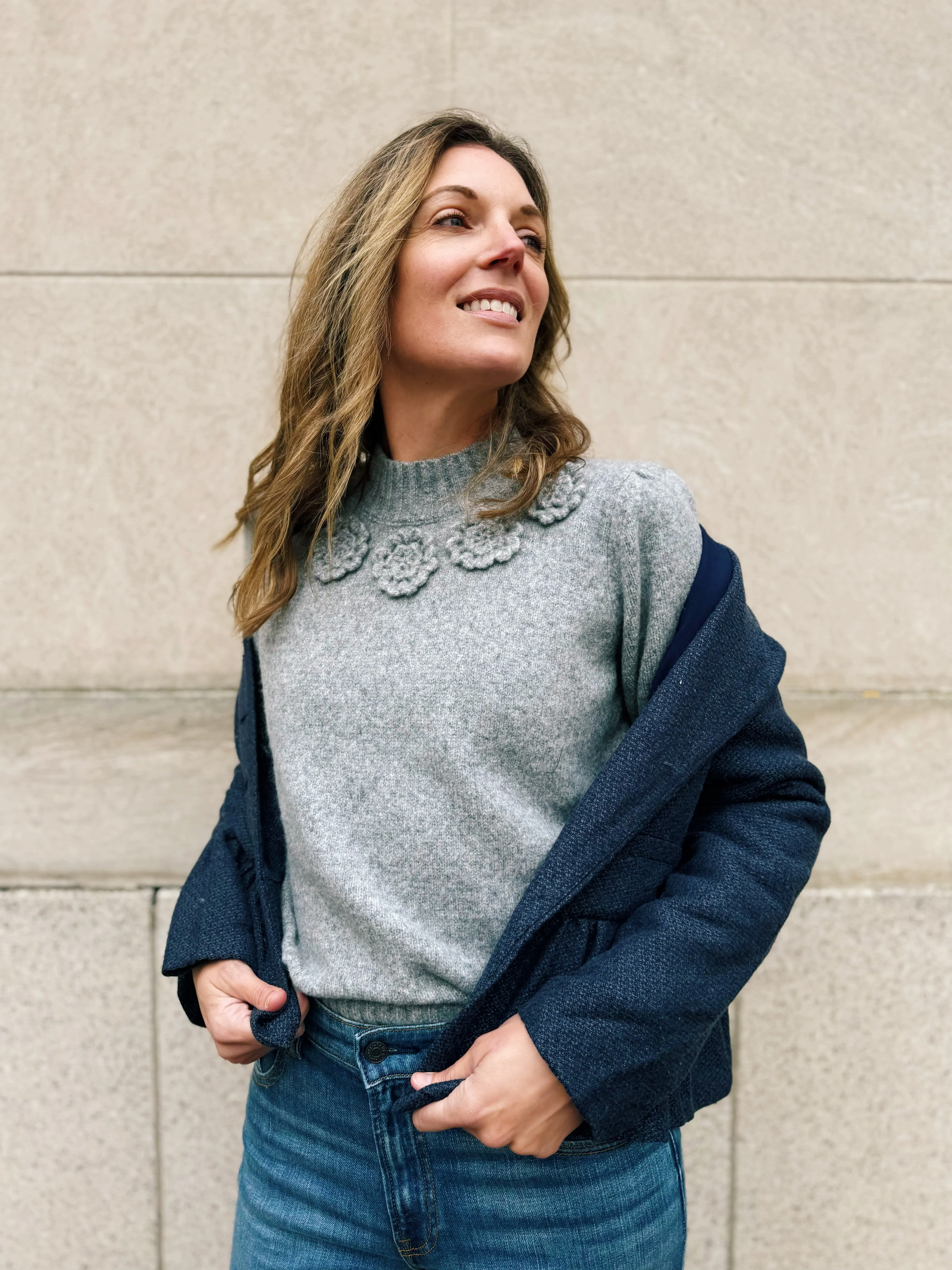 Tweed Peplum Jacket