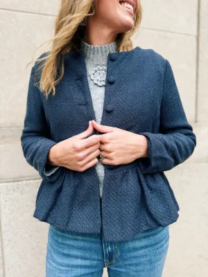 Tweed Peplum Jacket
