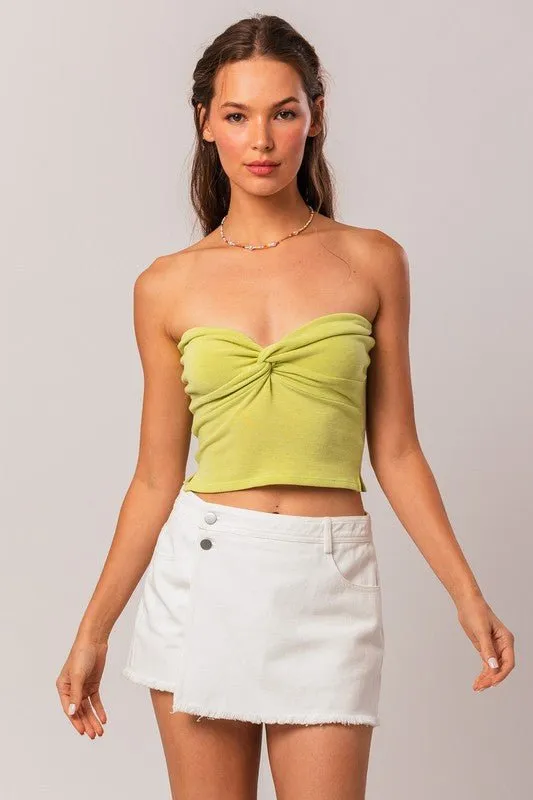TWIST TUBE CROP TOP