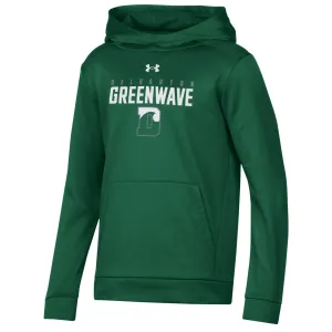 UA YOUTH Armour Fleece Hoodie - Forest Green