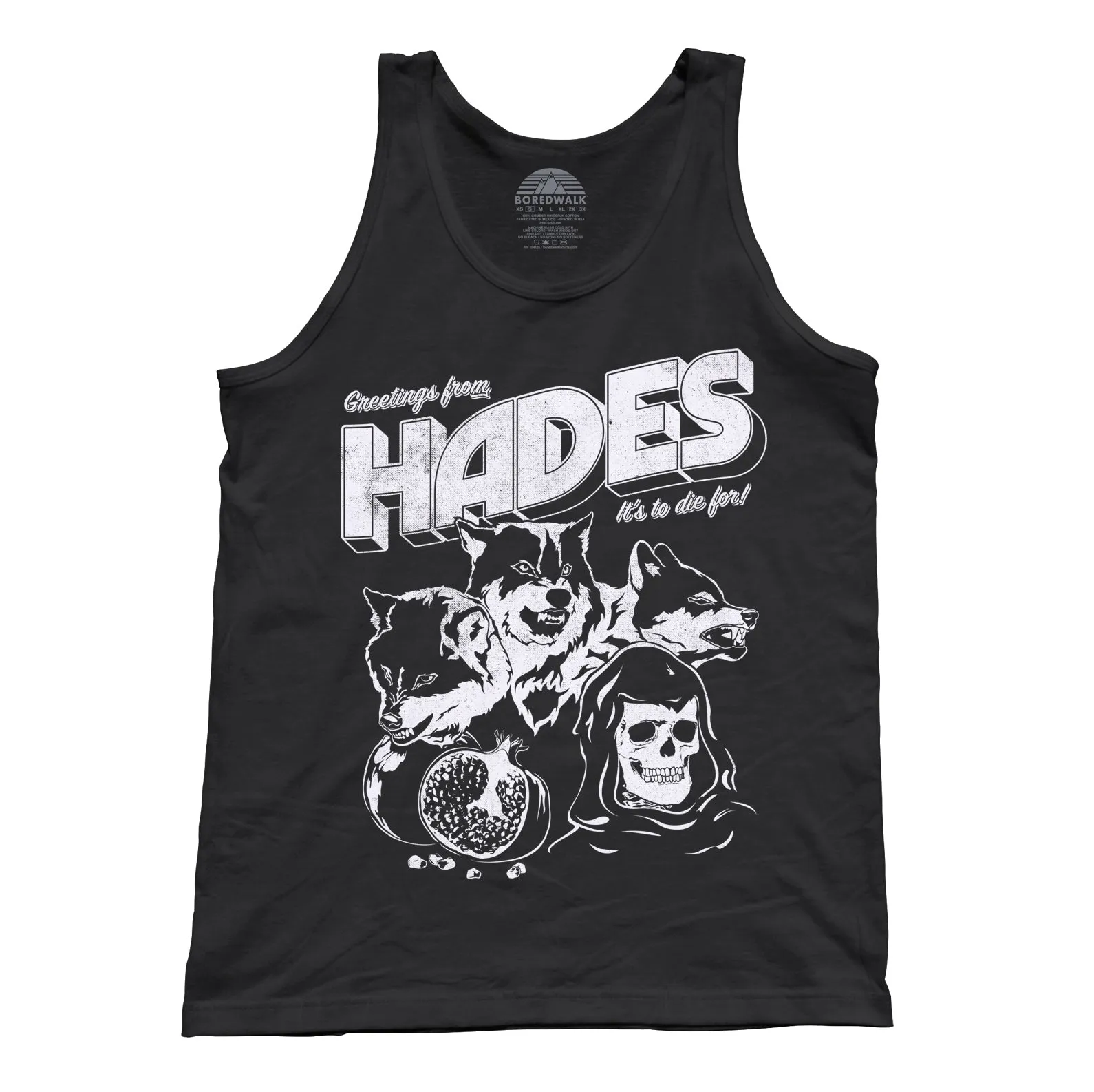 Unisex Greetings from Hades Tank Top
