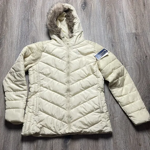 U.S. Polo Assn. Faux Fur Hooded Winter Jacket Size Medium