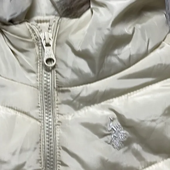 U.S. Polo Assn. Faux Fur Hooded Winter Jacket Size Medium