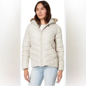 U.S. Polo Assn. Faux Fur Hooded Winter Jacket Size Medium
