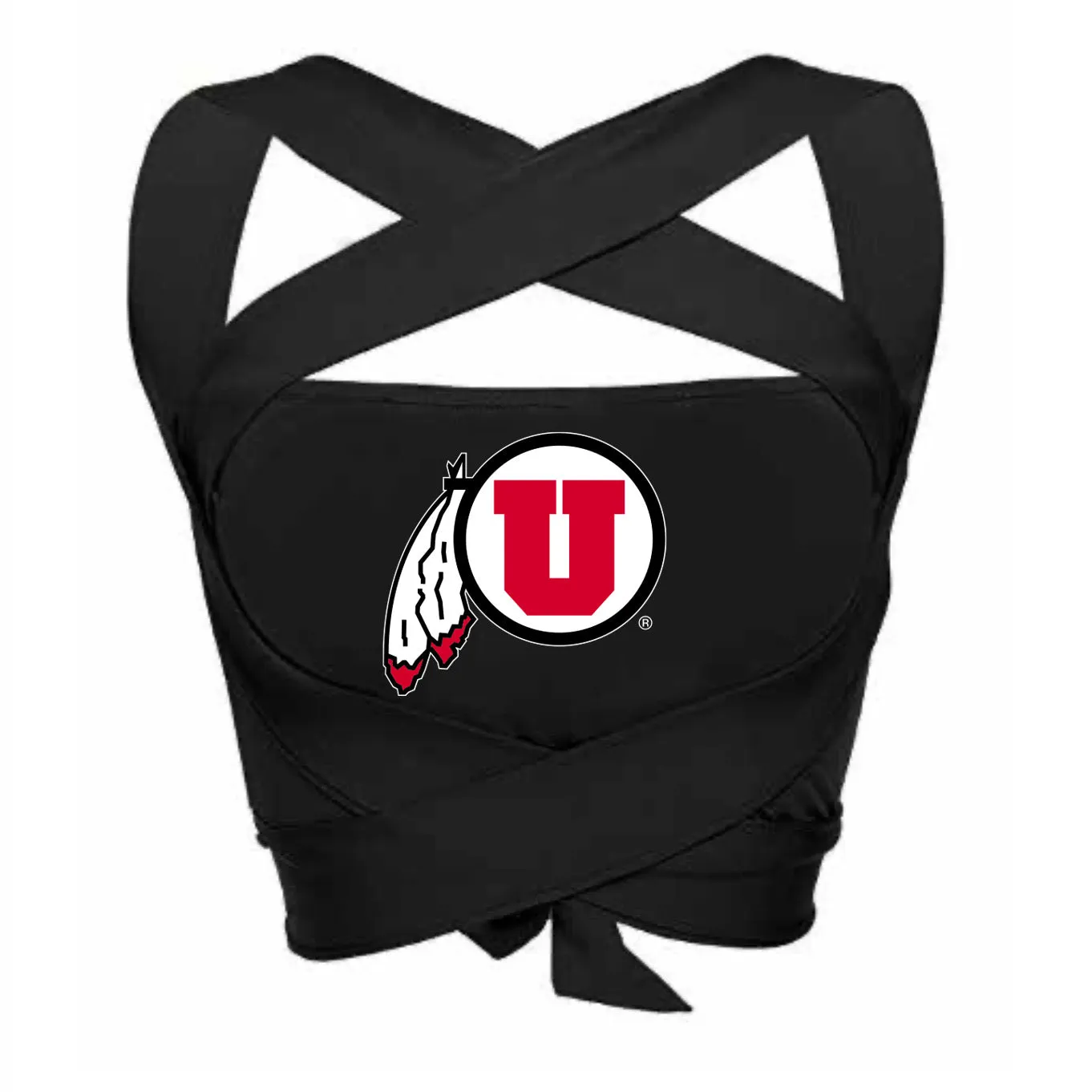 Utah Black Multi Way Bandeau Top