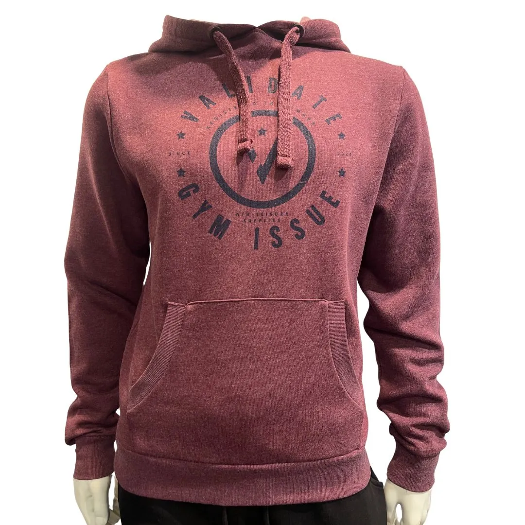 Validate  Womens Gym Issue Plum Marl Hoody