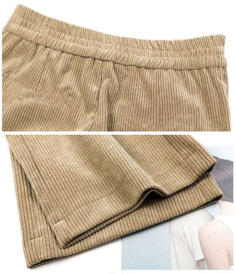 Velvet Baggy Elegant Corduroy Pant