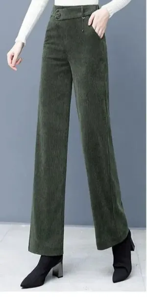 Velvet Baggy Elegant Corduroy Pant