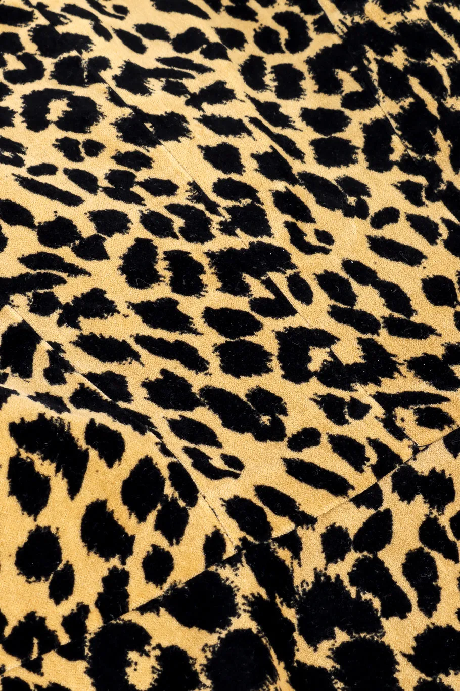 Velvet Leopard Peplum Vest