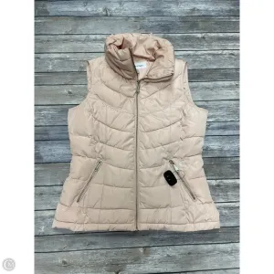 Vest Puffer & Quilted By Calvin Klein In Pink, Size: S