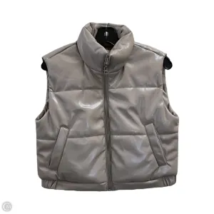 Vest Puffer & Quilted By Clothes Mentor In Tan, Size: S