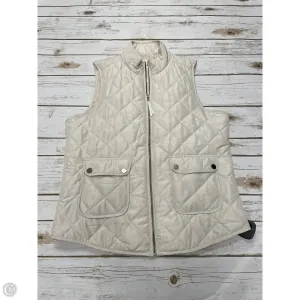 Vest Puffer & Quilted By Cme In Tan, Size: S
