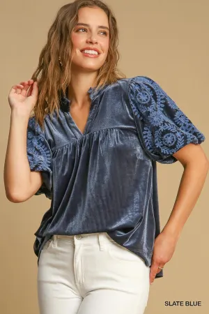 Victoria Velvet Top
