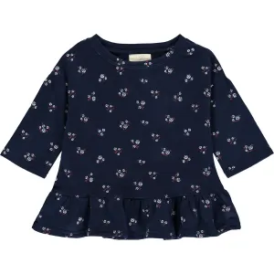 Vignette Eliana Blouse (Navy Floral Print)