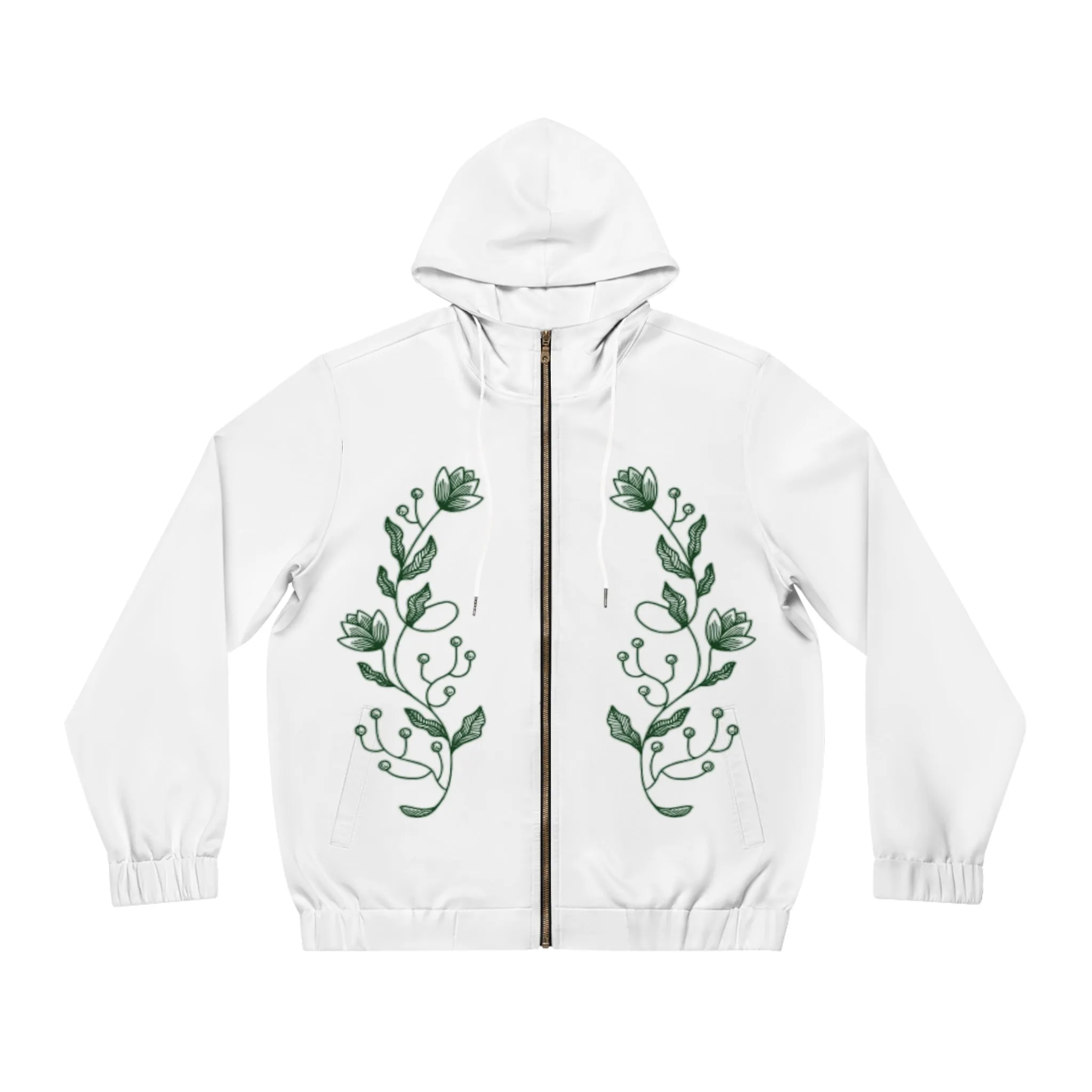 Vines Men's Full-Zip Hoodie (AOP) - CJ8