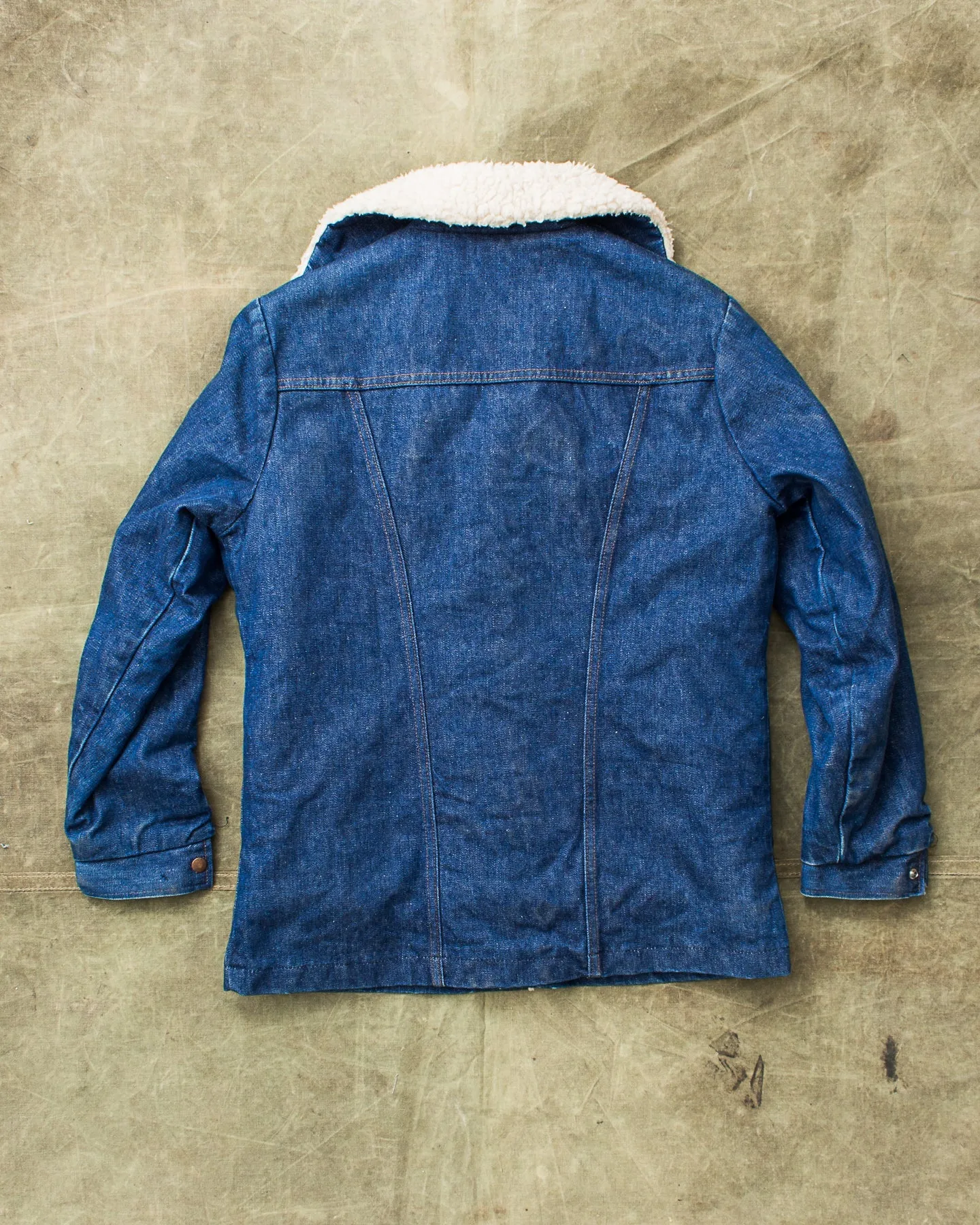 Vintage 70's Wrangler Ranch Coat Broken Twill Denim Jacket