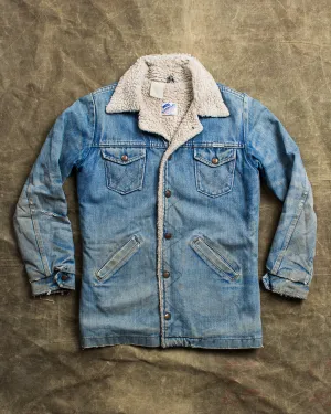 Vintage 70's Wrangler Ranch Coat Broken Twill Denim Jacket