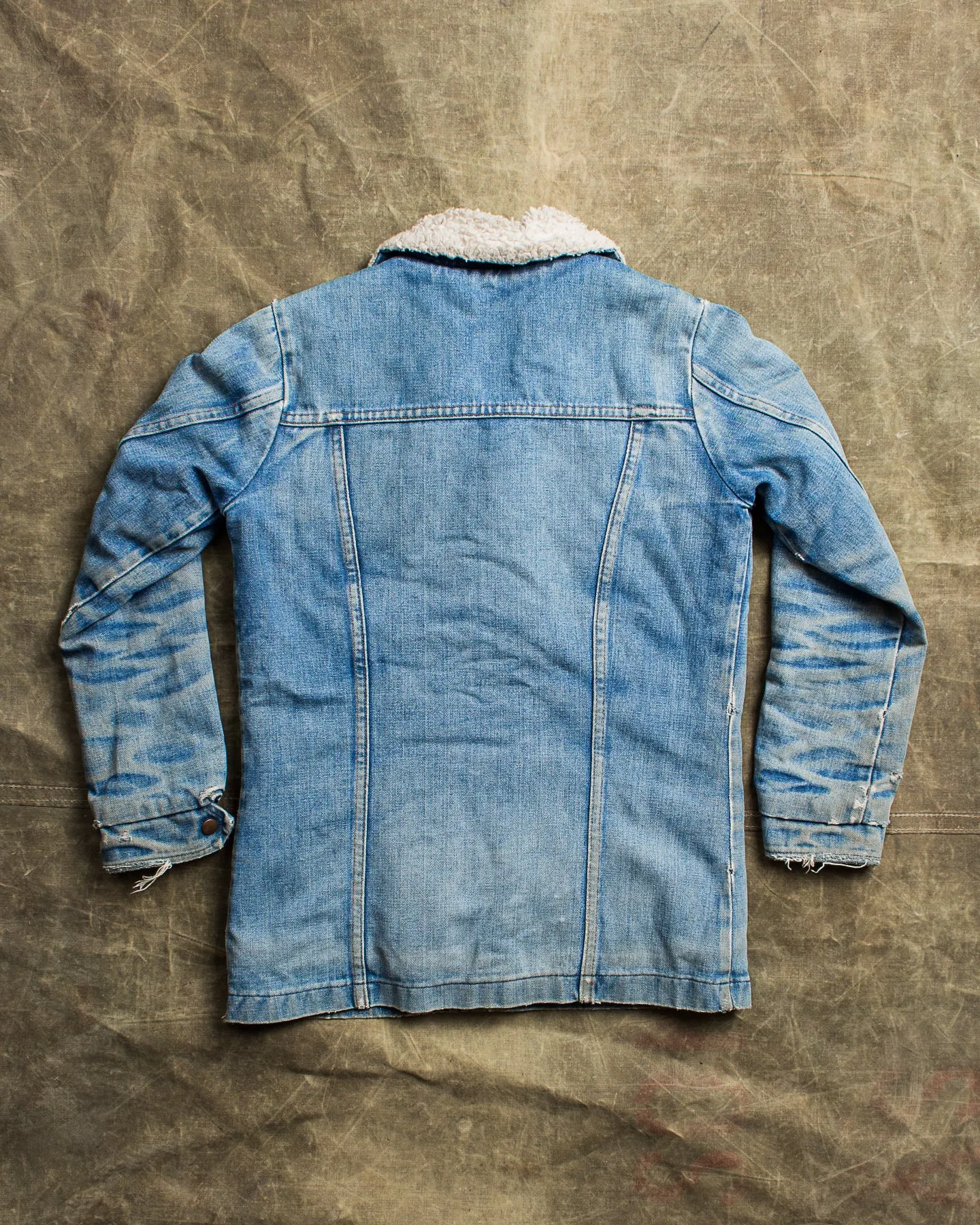 Vintage 70's Wrangler Ranch Coat Broken Twill Denim Jacket