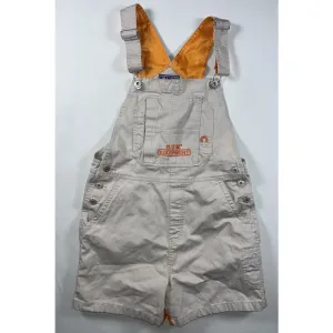 Vintage 90's Bum Equipment Shortalls Womens Size M Khaki Y2K Adjustable Overalls